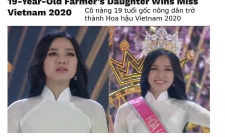 Báo quốc tế khen ngợi sự giản dị của Đỗ Thị Hà, netizen đặt luôn biệt danh 'Hoa hậu nông dân'